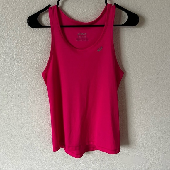 ASICS Vibrant Pink Gym, Athletic, Workout, Lightweight Tank Top for Women - Picture 1 of 6
